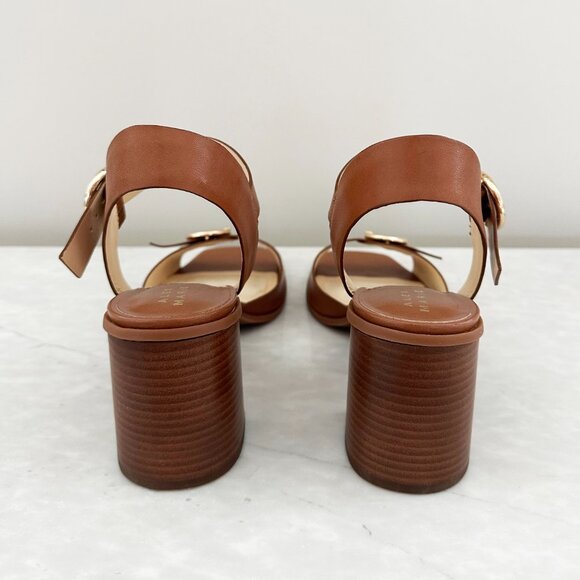 EUC Alex Marie Quinna Double-Buckle Leather Sandal - Picture 5 of 10